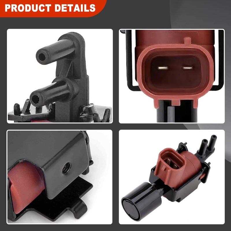 HY-SPEED 25860-62010 Vacuum Switch Valve - Compatible with 1992-2006 Toyota Avalon/Camry/Highlander/Sienna/Solara & Lexus ES300/ES330/RX300/RX330 (3.0L/3.3L V6) - OE Equivalent EVAP Purge Solenoid - Image 3